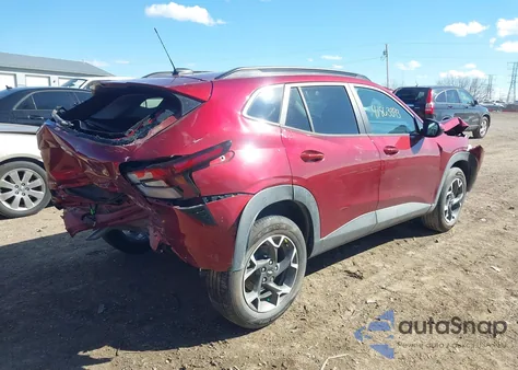 2024 Chevrolet Trax Fwd Lt из США, поврежденный, VIN KL77LHE28RC235673